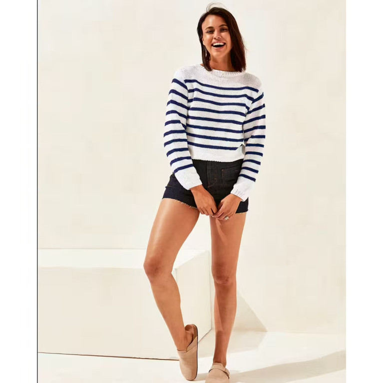 Modèle pull Apolline en Phil Green - Format PDF