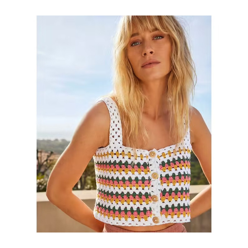 Modèle Débardeur Fabricia en Phil Ecocoton