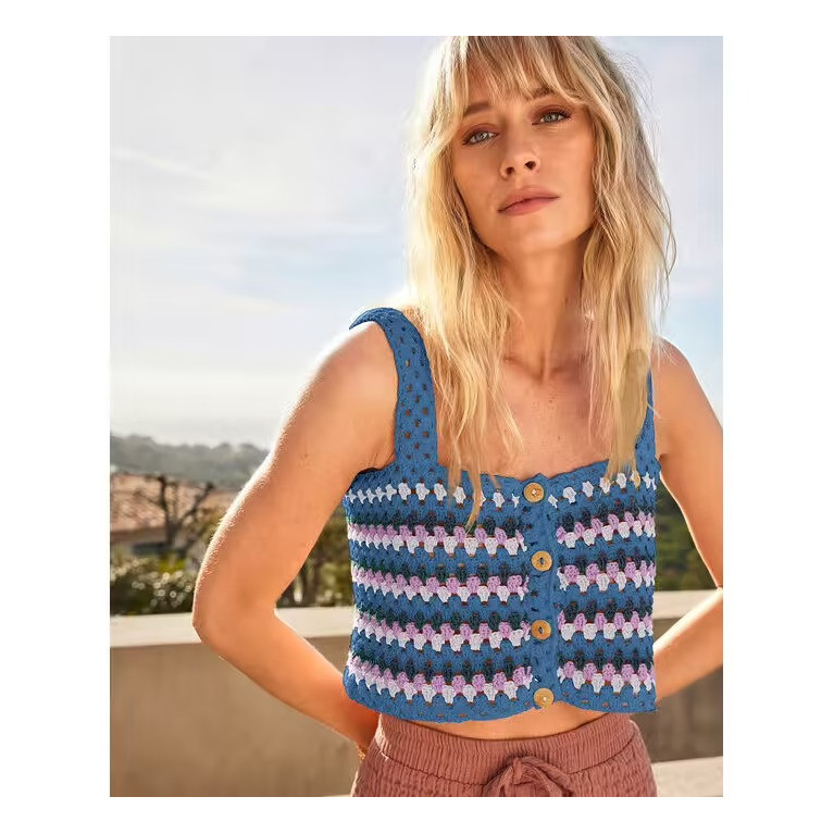 Modèle Débardeur Fabricia en Phil Ecocoton