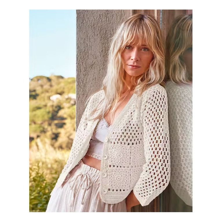 Modèle Gilet Félice en Phil Perle 5 - Format PDF