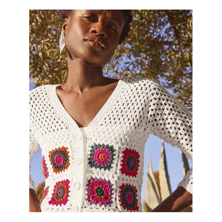 Modèle Gilet Félicia en Phil Perle 5 - Format PDF