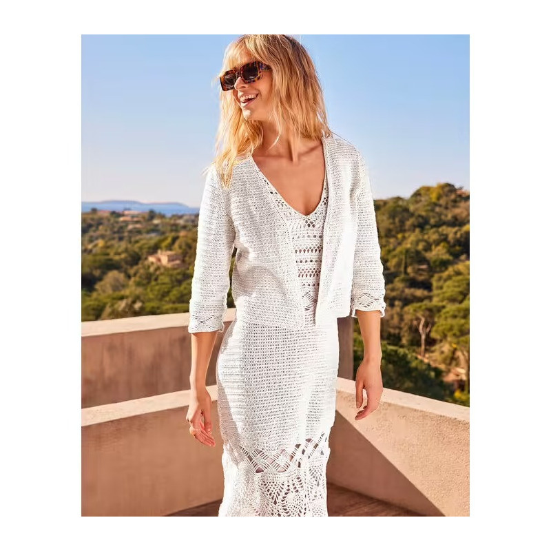 Modèle Gilet Franciska en Phil Perle 5 - Format PDF