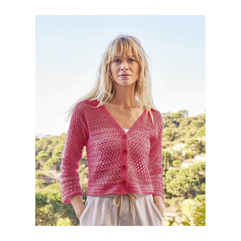 Modèle Gilet Franciska en Phil Perle 5 - Format PDF