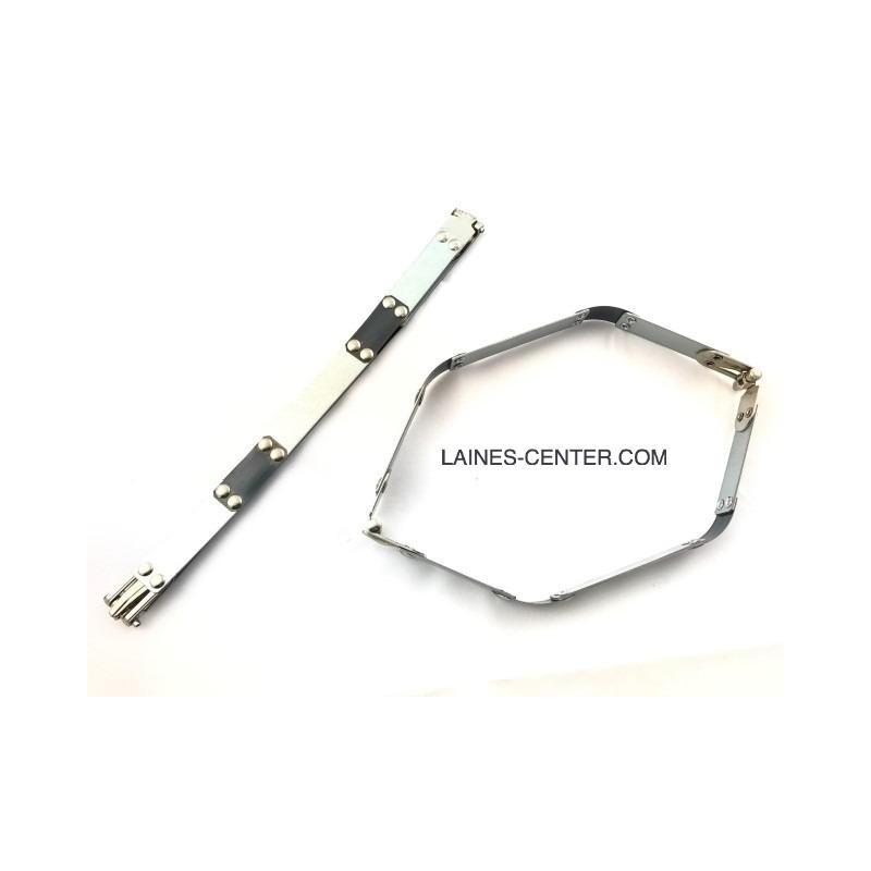 Poignée de sac en metal et strass