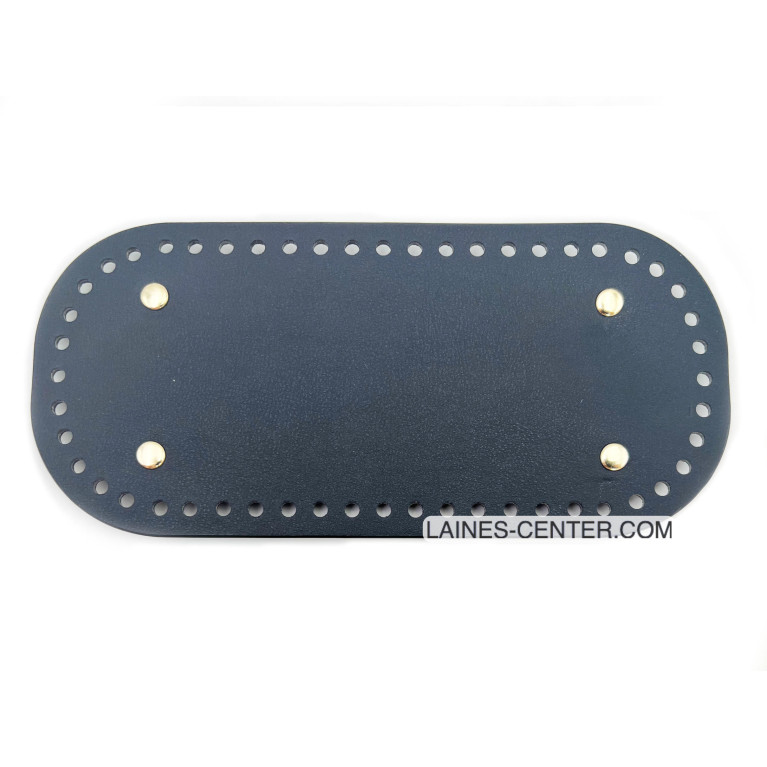 Fond de sac en cuir rectangulaire moyen