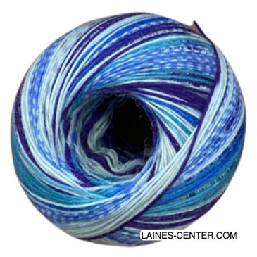 Multi Wool Color printemps azur