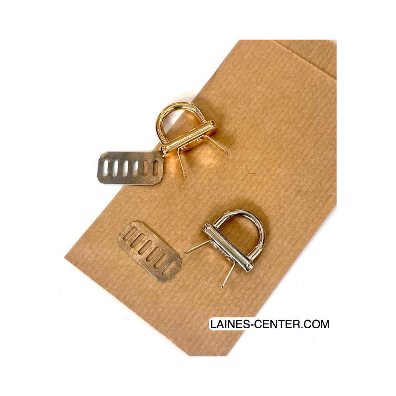 Attache pour sac en métal - petite taille