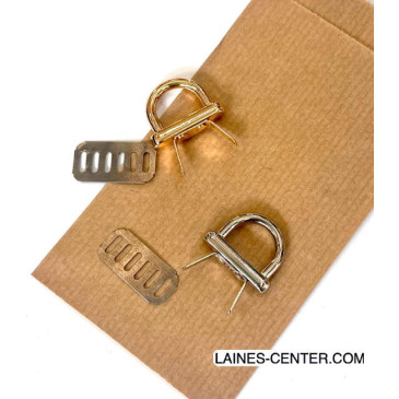Attache pour sac en métal - petite taille