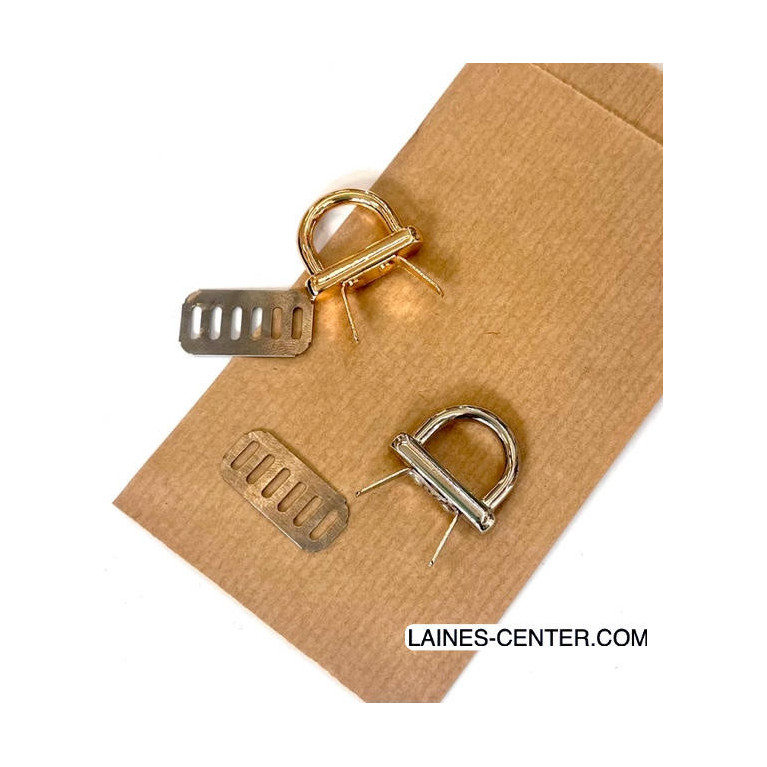 Attache pour sac en métal - petite taille