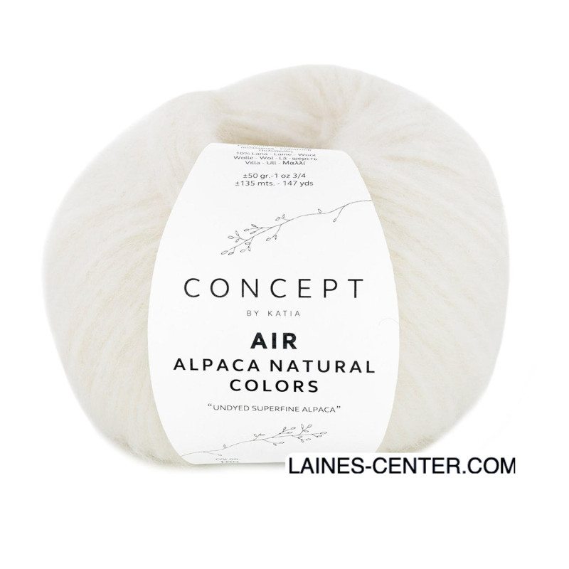 Air Alpaca Natural Colors 100