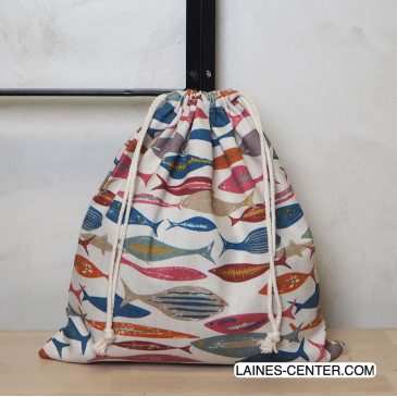 Sac à Ouvrage Coulisse DAN