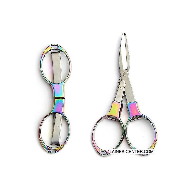 Ciseaux pliants arc-en-ciel