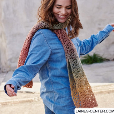 Kit écharpe Angelo - crochet