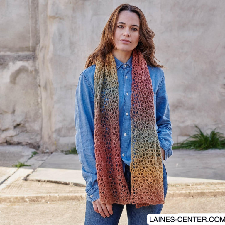 Kit écharpe Angelo - crochet