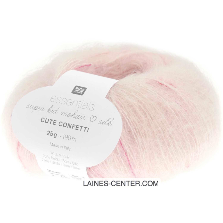 Essential Super Kid Mohair Loves Silk Cute Confetti 001 P