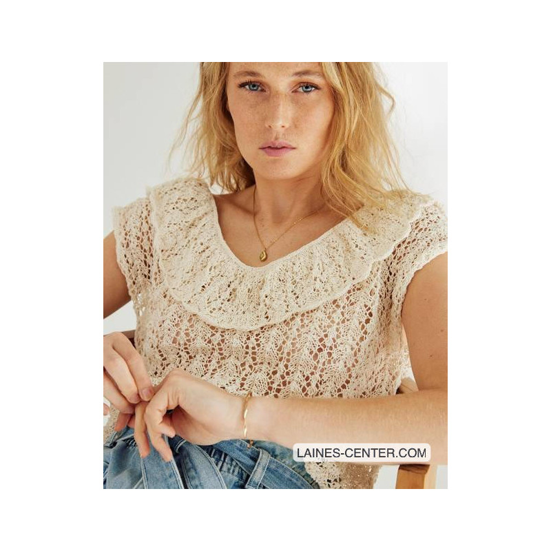 Modèle PDF - Debardeur Femme Nelly - Tricot