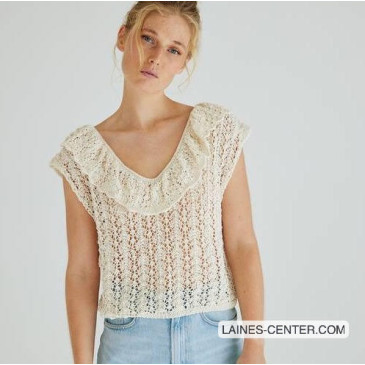 Modèle PDF - Debardeur Femme Nelly - Tricot