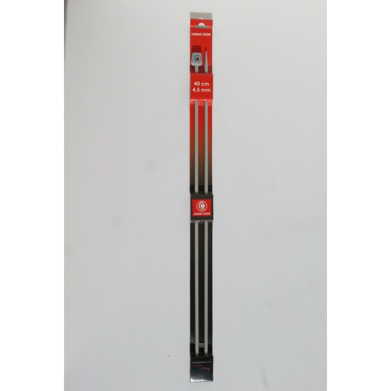 Aiguilles Aluminium 40 cm 4,5 mm