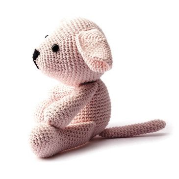 Modèle de Chien rose