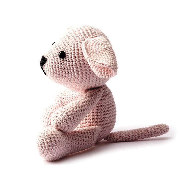 Modèle de Chien rose