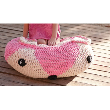 Modèle de Pouf Big Ribbon