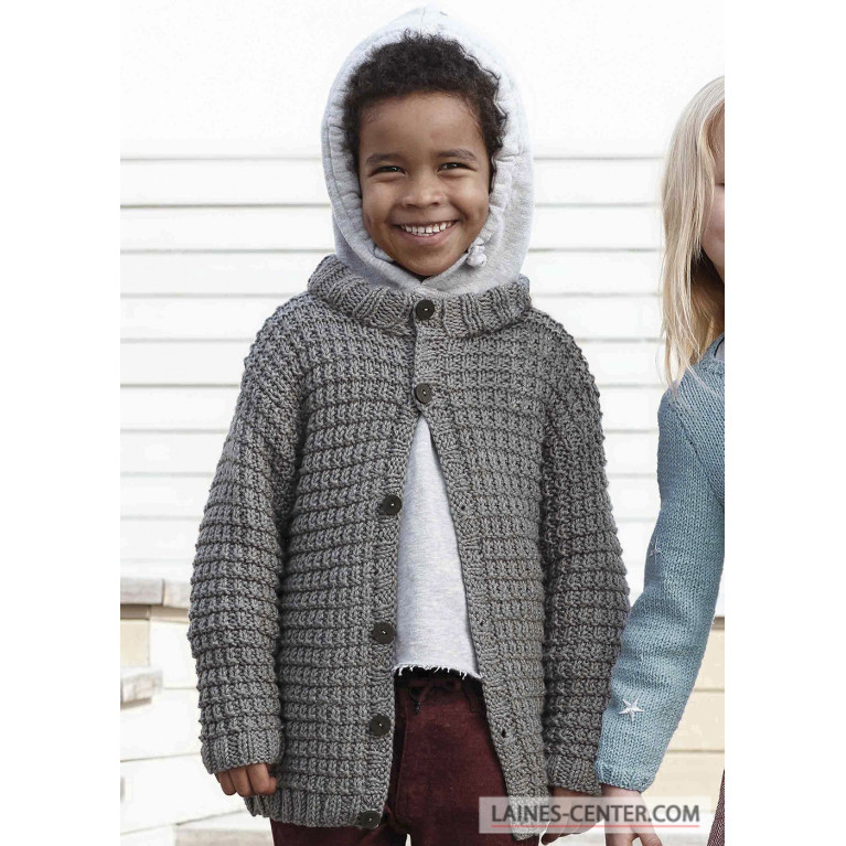 Modèle de Veste Merino Aran Natur