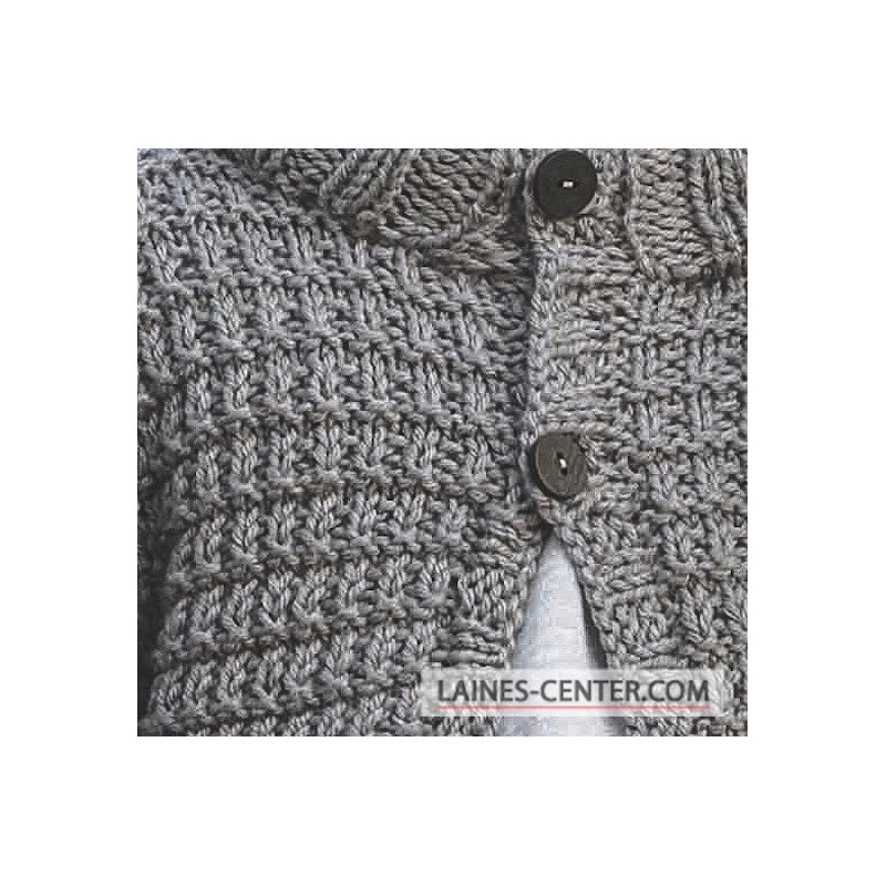 Modèle de Veste Merino Aran Natur